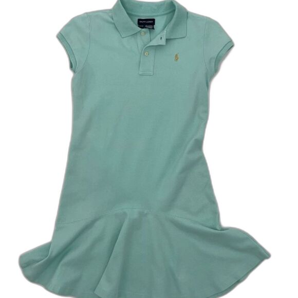 ralph lauren Other - Girls Ralph Lauren Polo Play Dress L12/14 Pool Color Swing Skirt Small Flaw